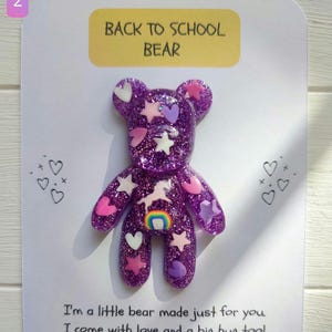 Back To School | Pocket Charm | Worry Bear