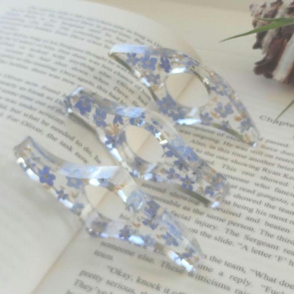 Thumb Book Page Holder | Real Forget Me Nots |