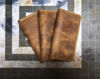 Leather Checkbook Cover