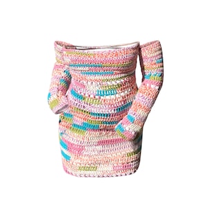 Häkelanleitung: Miami 2-in-1 häkeln trägerlosen Mesh Detail Kleid mit abnehmbaren Ärmeln Muster für Anfänger | Größe XS-6X| Herunterladen