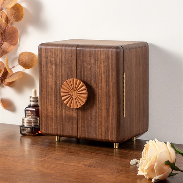 Walnut Jewelry Box Etsy
