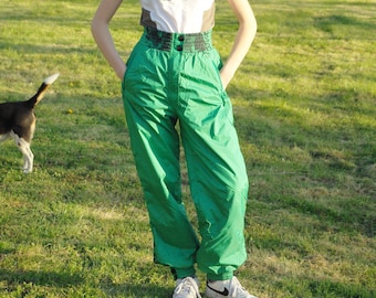 S-M size/90s tracksuit trousers/Vintage Trainers/Parachute Pants/Trousers/Joggers/Run /Running/breakaway windbreaker track pants trousers