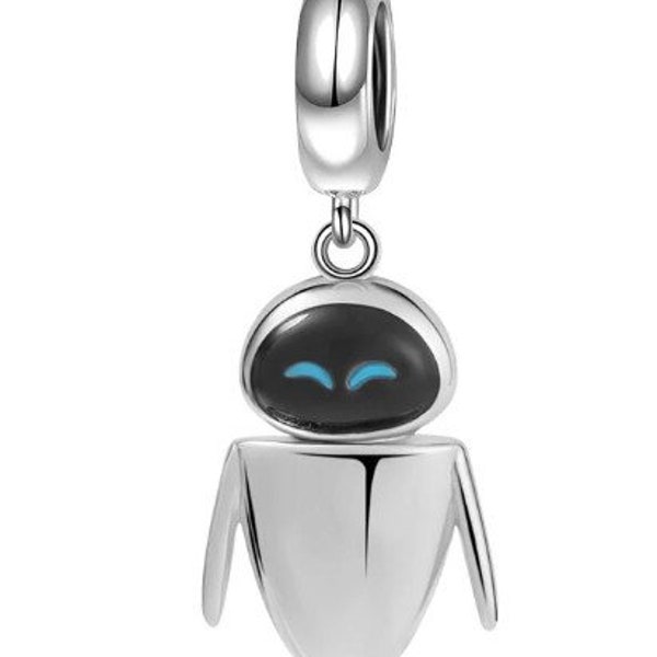 Charms Ciondolo Charm compatibile per Pandora 925 Sterling Silver Robot