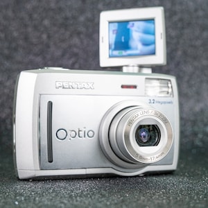 Pentax Optio 33L - Appareil photo numérique 2000 ans - 3,2 MP - Carte CF Express incluse - Entièrement fonctionnel - Chargeur et cadeau inclus - Livraison express