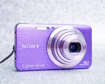 Sony Cyber-Shot DSC-W630 - Y2k Digicam - 16.1 mp - Purple - Tested / Working - EXPRESS SHIPPING