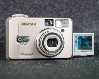 希少 [美品] ペンタックス PENTAX OPTIO P80 コンテジ Pentax Optio P80 Rare Mint Green Vintage Digital Camera
