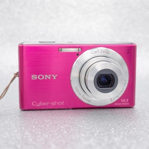 Sony Cybershot DSC-W530 - Y2k Digicam CCD - 14.1 Mp - Hot Pink 