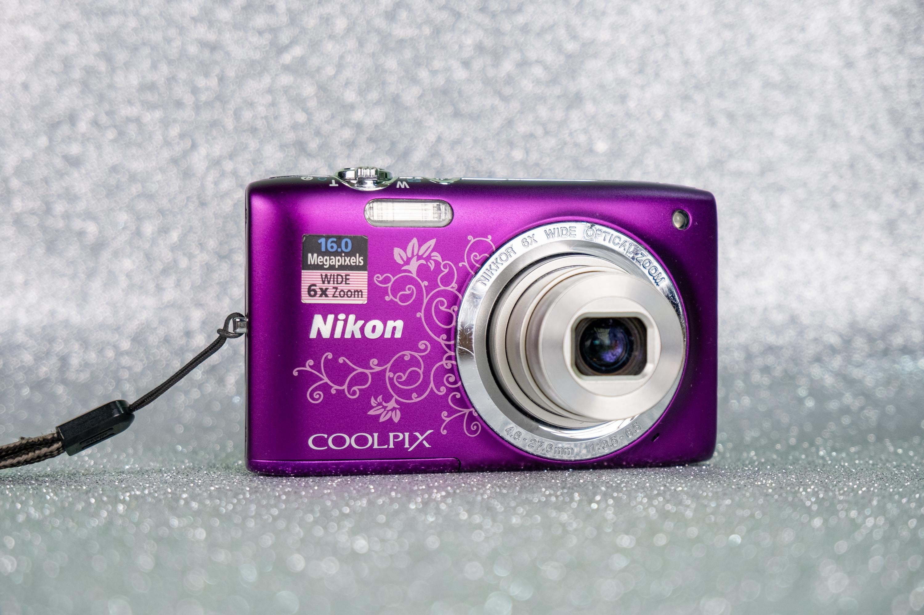 Nikon Coolpix S2700 - Y2k Digicam CCD - 16 Mp - Purple - Fully
