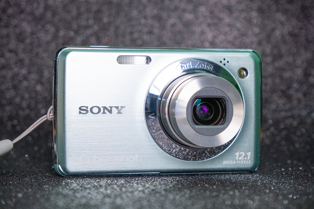 Sony Cybershot DSCW210 Y2K Digicam 12.1 Mp Blue Etsy