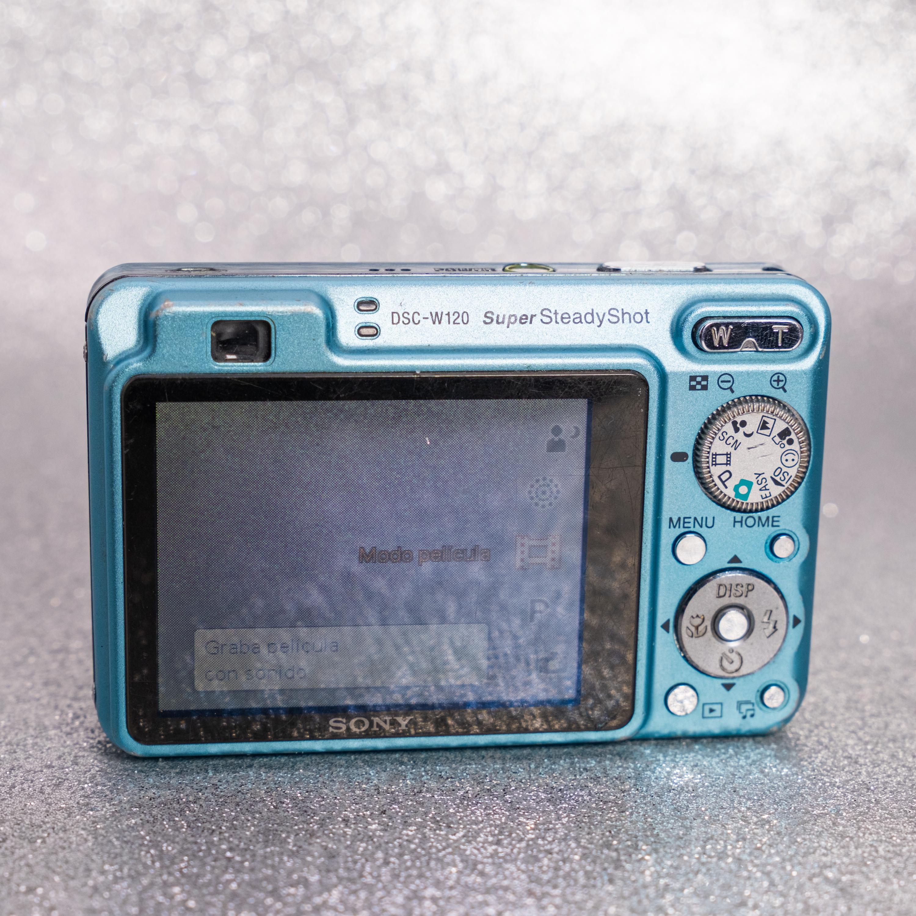 Sony Cyber-shot DSC-W120 - Y2k Digicam - 7.2 Mp - Blue - Fully