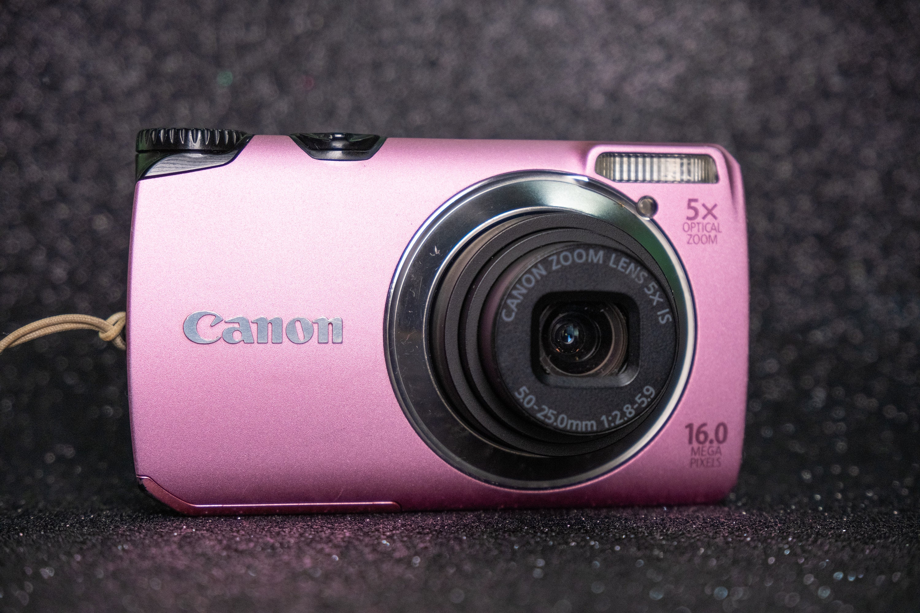 Canon Powershot A3300 IS - Cámara digital Y2k - 16 mp - Rosa