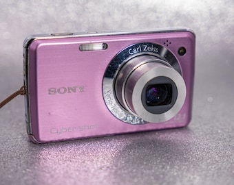 Sony Cyber-shot DSC-WX7, Pink Digital Camera + Charger + Memory