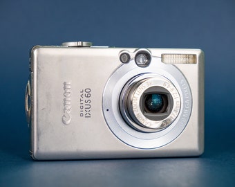 Canon Digital IXUS 60 - Appareil photo numérique 2000 ans - 6 MP - Testé / Fonctionne