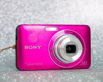 Sony Cyber-Shot DSC-W310 - Appareil photo numérique 2000 ans - 12,1 mégapixels - Rose vif - Testé / Fonctionne