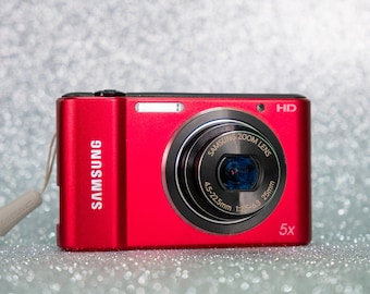 Samsung ST66 - Appareil photo numérique 2000 ans - 16,4 mp - Rouge - Testé / Fonctionne