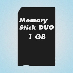 Memory Stick Pro Duo 1/2/4/16 Go Carte mémoire pour appareils photo numériques Sony Lire la description MS PRO DUO 1GB