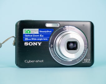Sony Cyber-Shot DSC-W310 - Appareil photo numérique 2000 ans - 12,1 Mpx - Noir - Testé / Fonctionne - EXPÉDITION EXPRESS