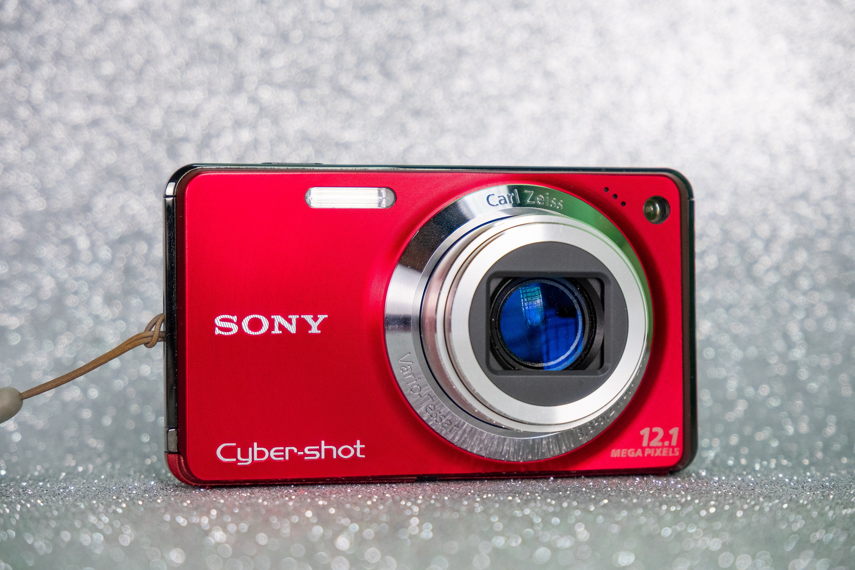 Sony DSC-W270 - Y2K Digicam - 12.1 Mp - Red - Tested