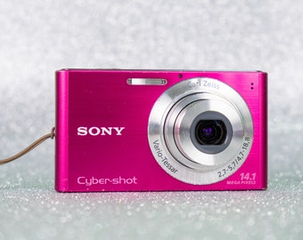 Sony Cyber-shot Dsc-w320 - Y2k Digicam - 14.1 mp - Hot Pink - Working - READ DESCRIPTION