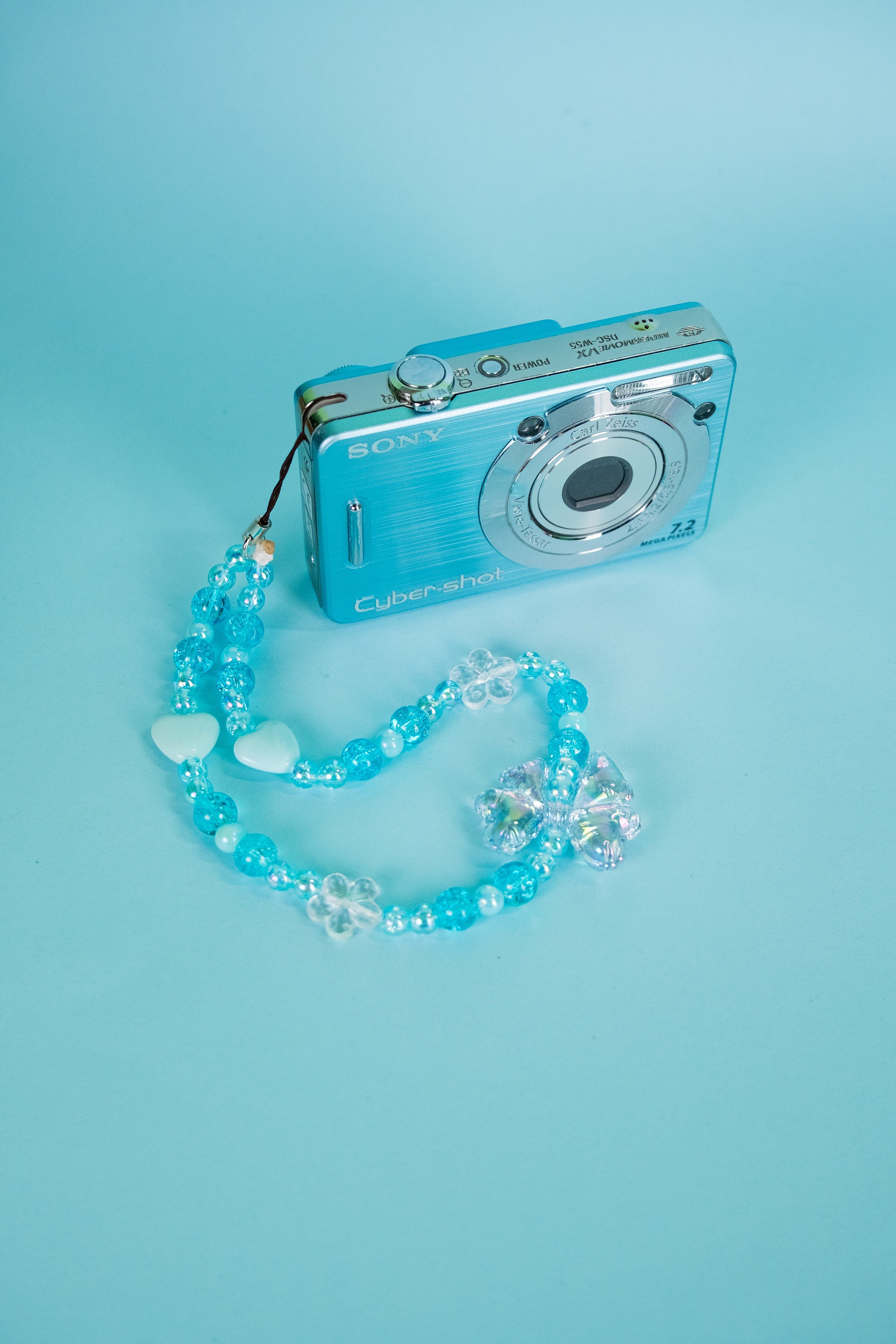 RAORAOYUE 2Pcs Y2K Beaded Phone Bracelet Strap, Phone Charm Beaded