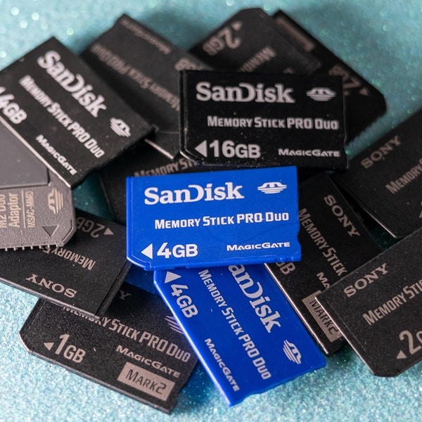 Memory Stick Pro Duo 1/2/4/16 Gb - Memory Card for Sony Digicams - Read Description
