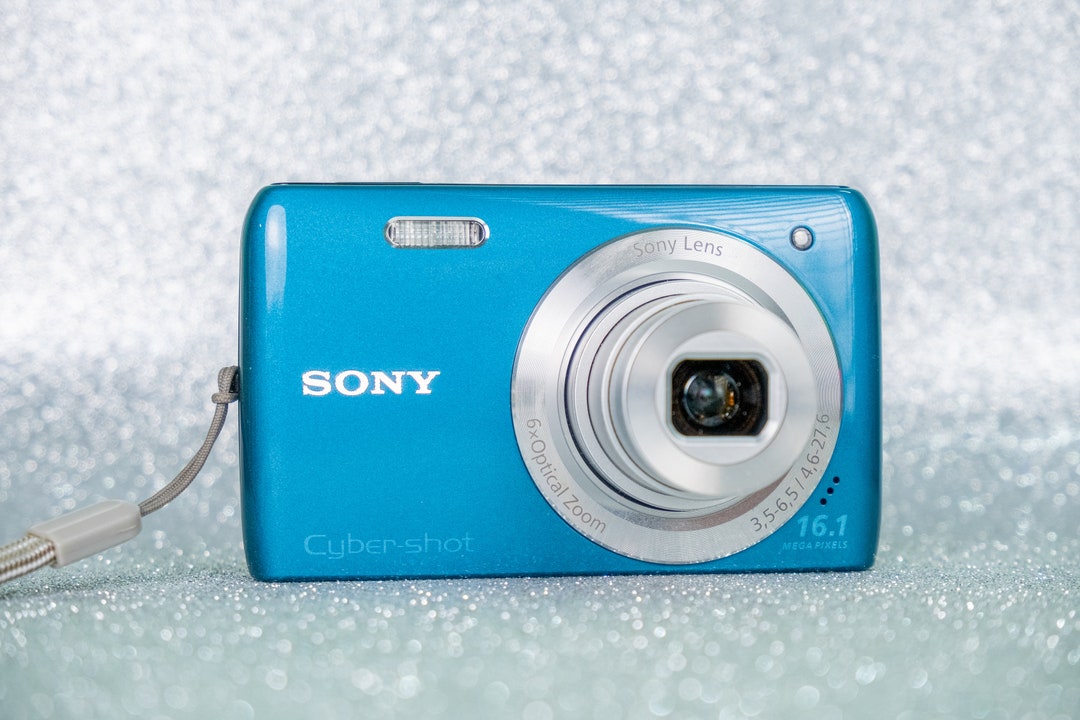 Sony Cybershot DSC-W670: Y2K Blue Digital Camera - 16.1 MP - Etsy