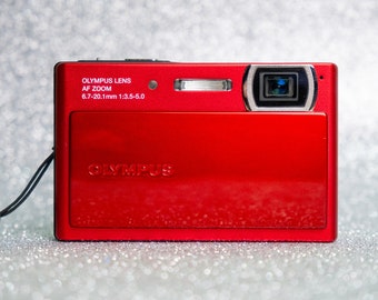 Olympus Stylus MJU 1040 - Appareil photo numérique Y2k - 10 MP - Rouge