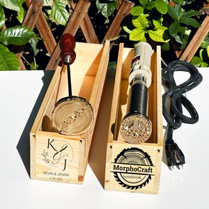 Customized Electric Branding Iron Gift Set with Two Heads