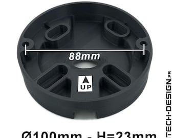 100-23 Verstärkte Wandleuchte/Leuchte/Laterne NAVEDO (Ø100mm - H=23mm)