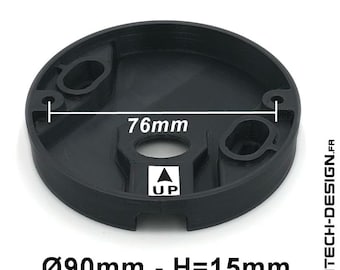 090-15 Reinforced wall light/light fixture/lantern bracket NAVEDO EGLO (Ø90mm - H=15mm)