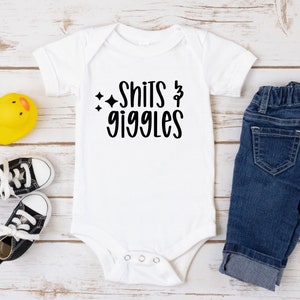 Sh**s and Giggles - Bad Babies - Funny Baby Shirts Infant Onesie, Toddler, Youth Shirts / Funny Kids Shirt