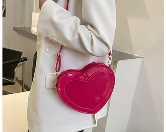 Heart shaped bag topshop Clearance