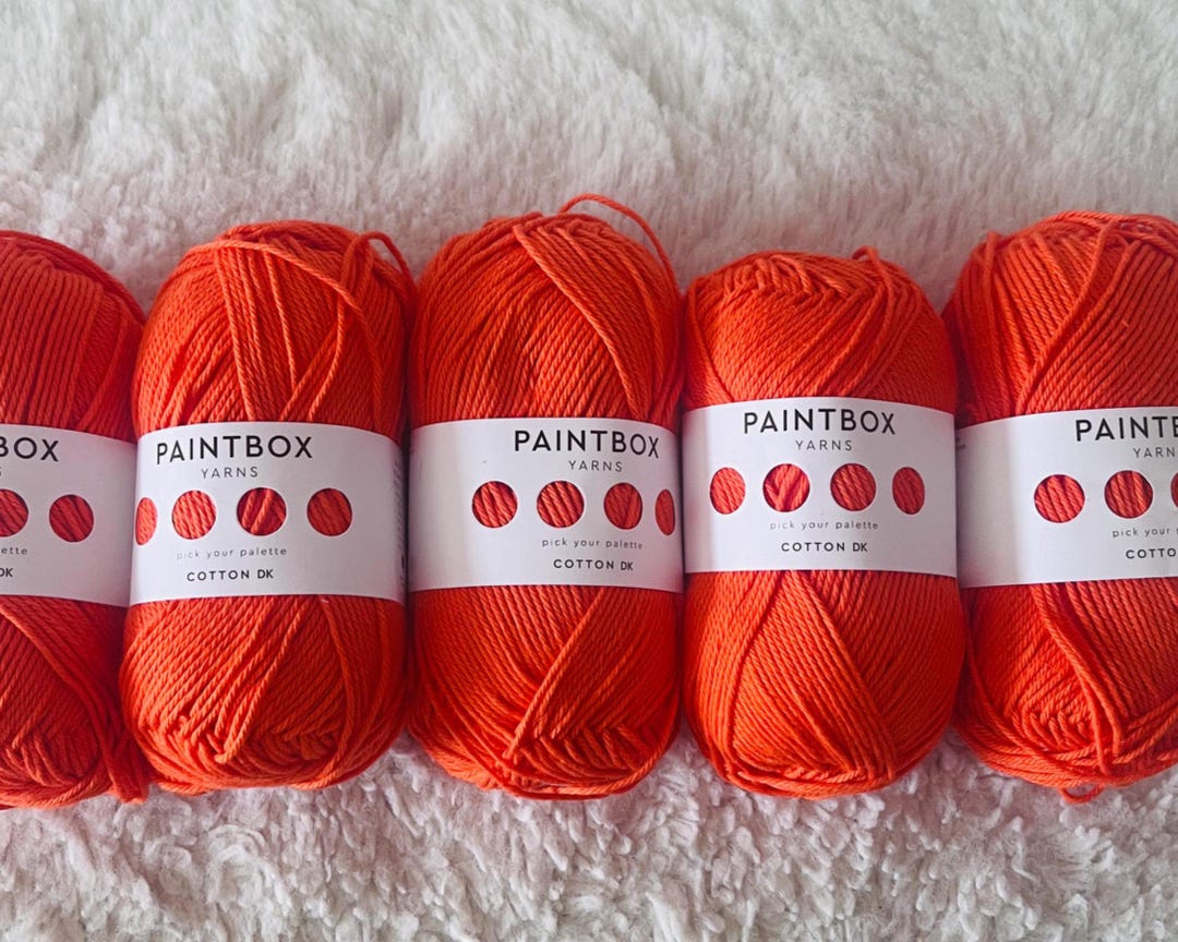 Paintbox Cotton DK 5 Ball Pack 100% Double Knitting Crochet 50g