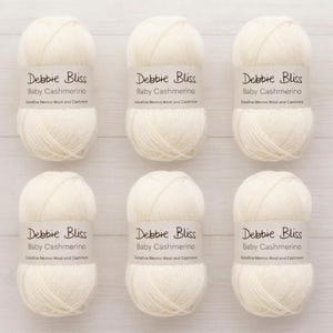 Debbie Bliss Baby Cashmerino Yarn | Luxury Merino Cashmere Baby Yarn | 50g DK
