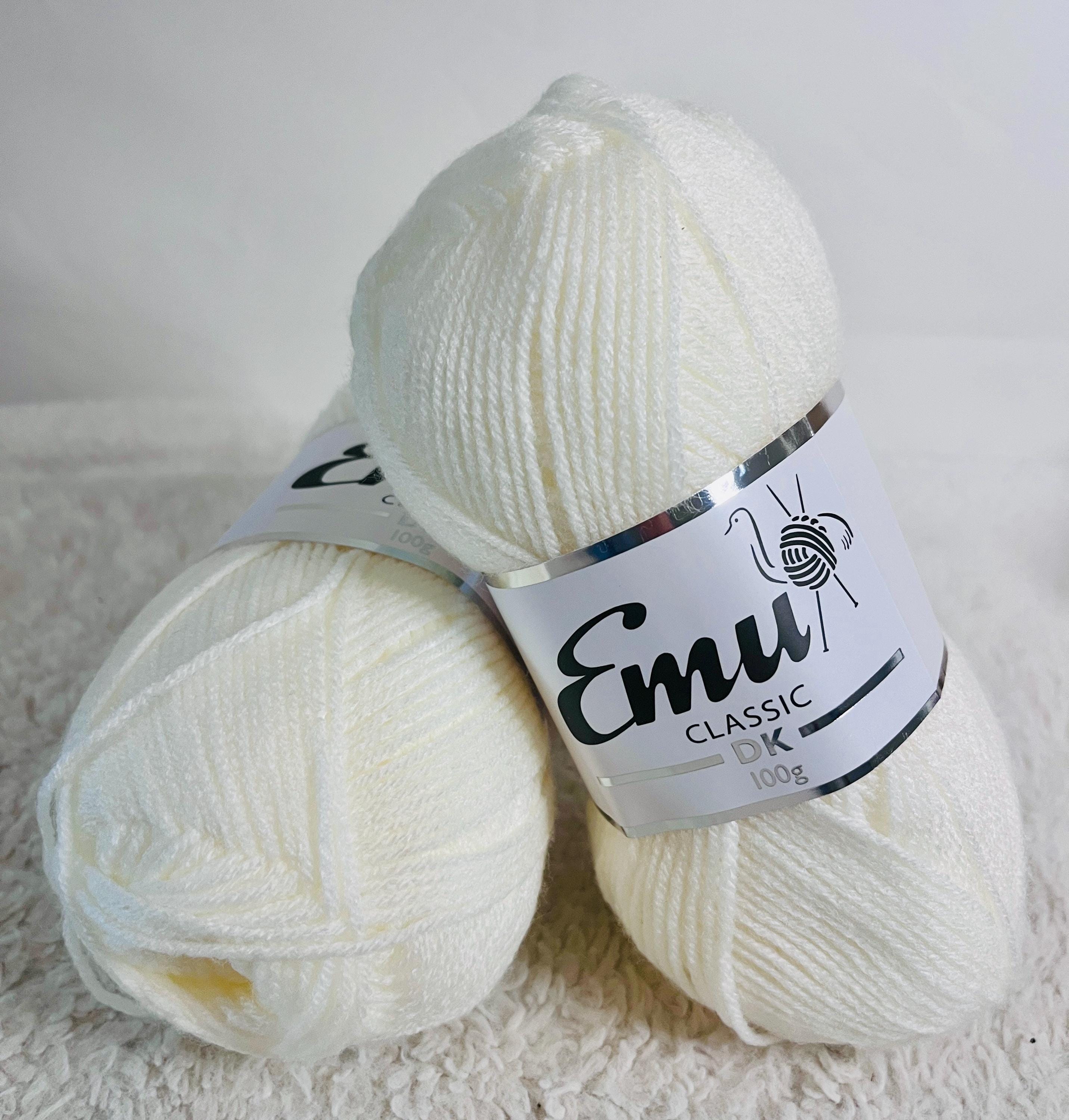 Lana gruesa clásica Emu de 100 g, apta para bebés, para recién