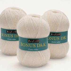 Hilo de lana SIRDAR Hayfield Bonus Aran de 100 g, peso medio, apto para bebés