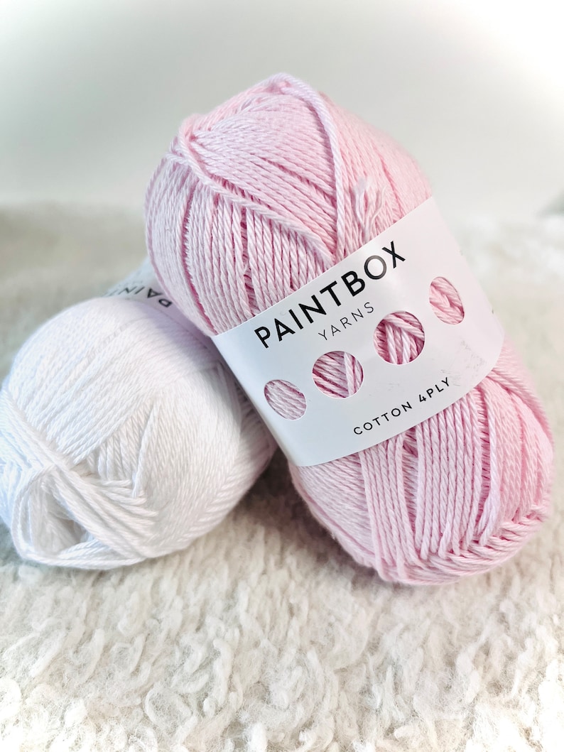 Paintbox 4PLY 100% Cotton Super Soft Smooth Anti Pilling Yarn Baby Safe ...