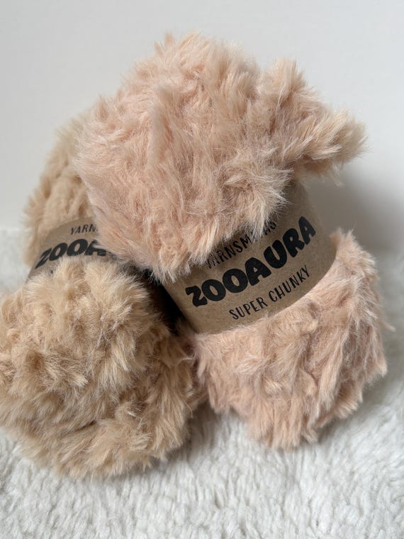 Yarnsmiths Zooaura Super Chunky Soft Fluffy Toy Animal Yarn