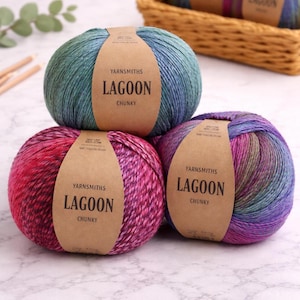 Yarnsmiths Lagoon Chunky Yarn, Super Soft Acrylic, 200g image 1