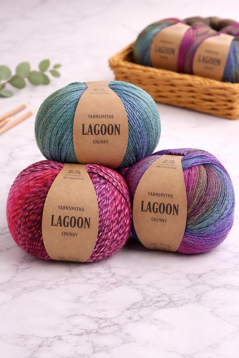 Yarnsmiths Lagoon Chunky Yarn, Super Soft Acrylic, 200g image 1