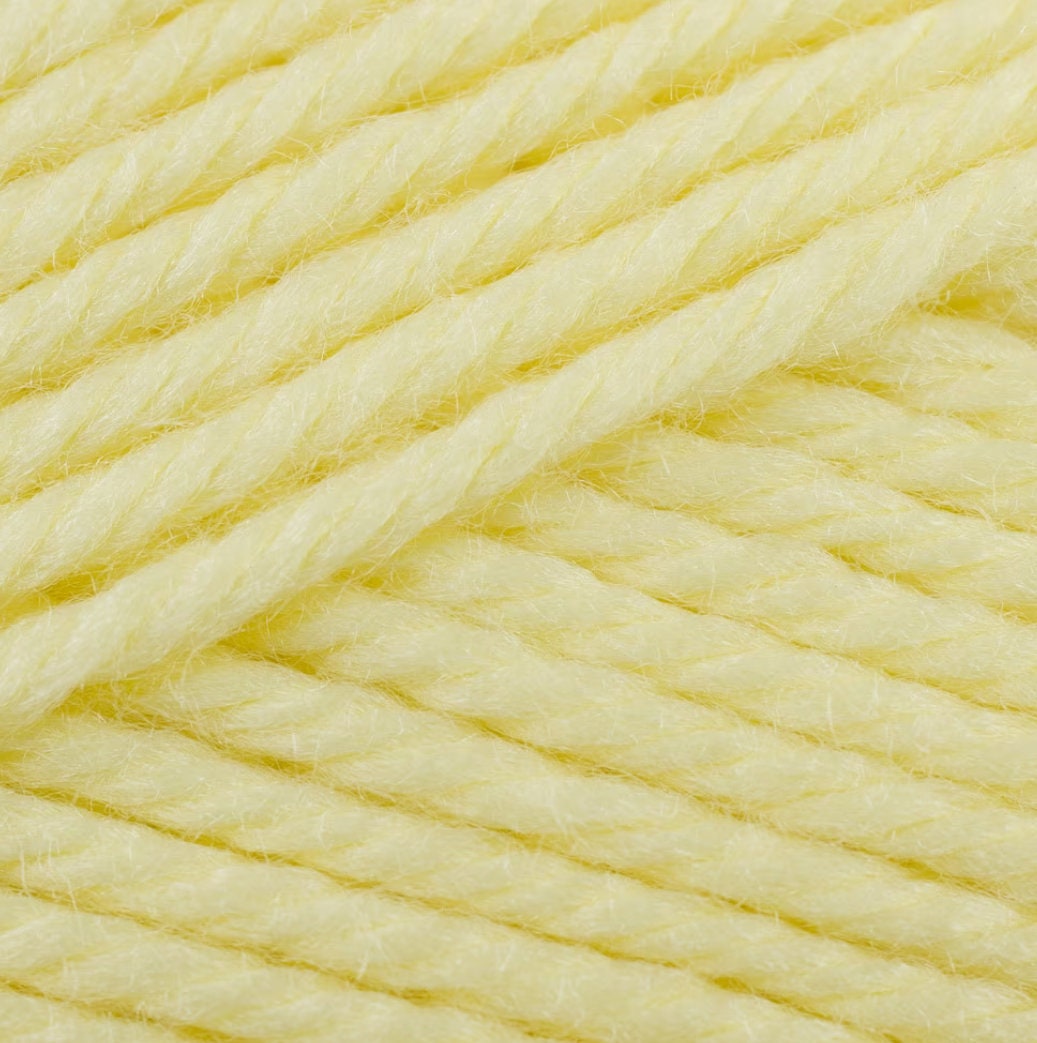 Fil à Tricoter Kolor Kraft Super Sayelle 4 Oz Couleur Jaune Bébé 9012 - 1 Pelote Disponible