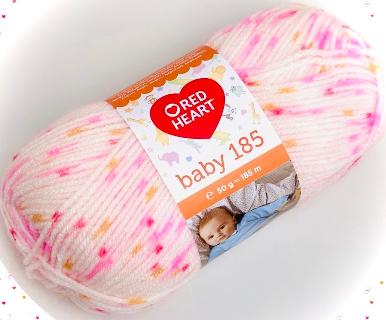 Red Heart Super Saver Garn – 3 Knäuel Petal Pink, Acryl, 4 Medium, Je 198 G / 360 M