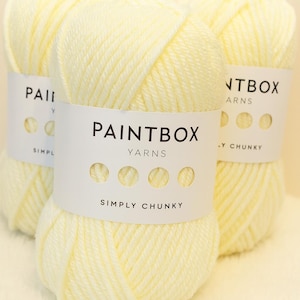Paintbox Simply Chunky Yarn 100g – Super Chunky Acrylic Knitting and Crochet Yarn