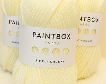 Paintbox Simply Chunky Yarn 100g – Super Chunky Acrylic Knitting and Crochet Yarn