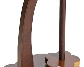Yarn Holder for Knitting and Crocheting  Rotating Magnetic Wooden Beech Dark Wood Ball Holder Rack Spinner Accessories Knitting Lovers Gifts