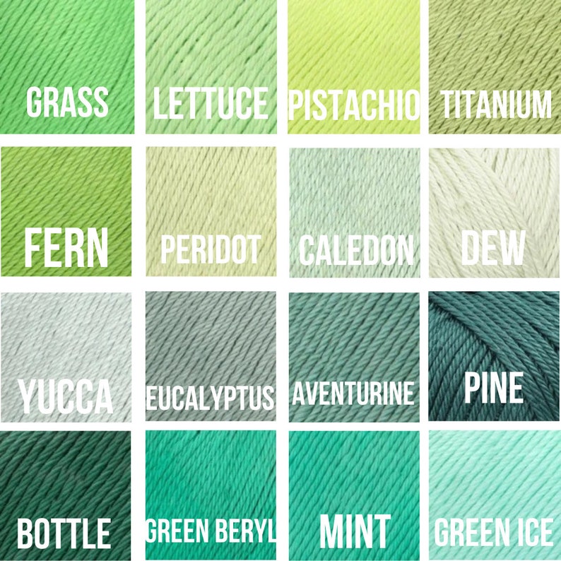 Yarn and Colors Must Have 100% 4ply Cotton Double Knitting Crochet Yarn ...