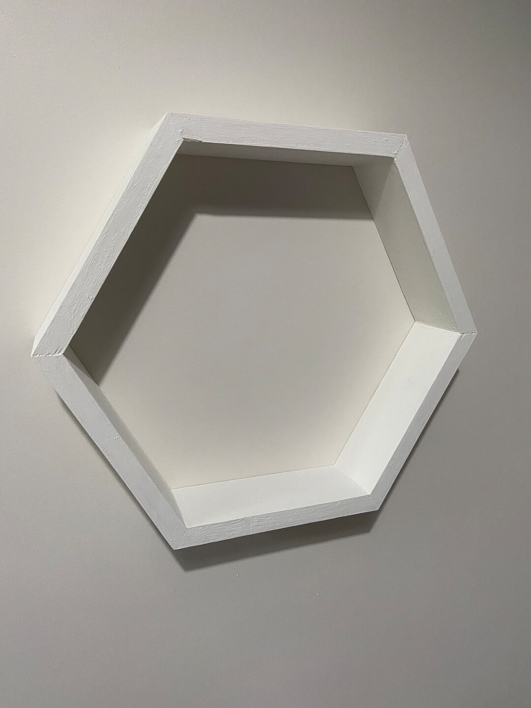 Hexagon Wall Shelf Floating Hexagon Shelf Shelf Etsy