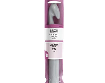 Ganchos de ganchillo de plástico Birch – Tamaños jumbo de 19 mm y 25 mm
