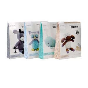 DIY Crochet Kits – Donkey, Narwhal & Owl | Cute Amigurumi Projects for Intermediate Crafters