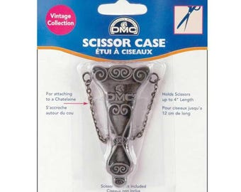 DMC Scissor Case Vintage Pendant